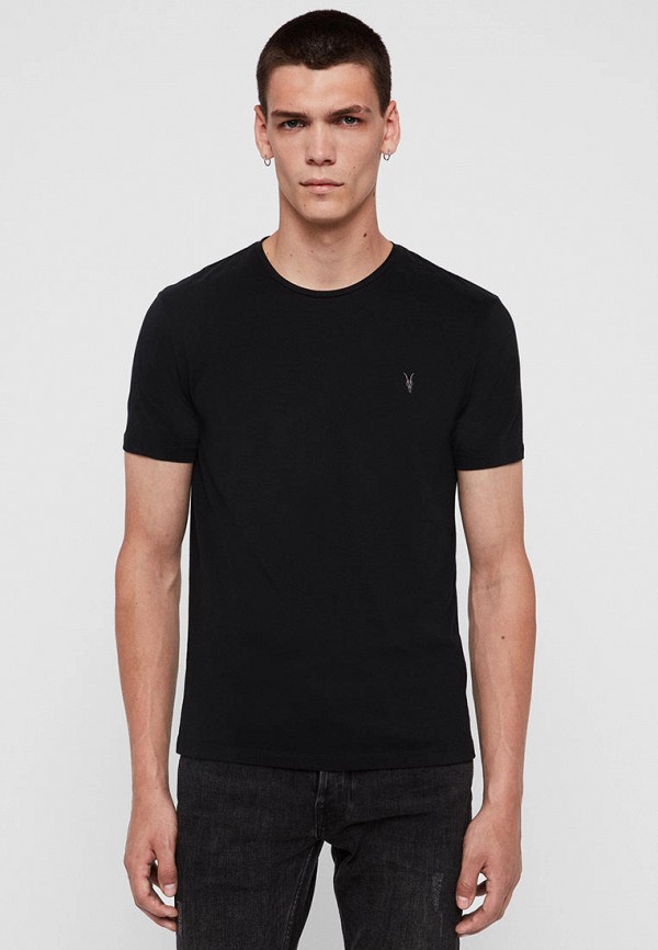 

Футболка AllSaints, Черный, BRACE TONIC CREW