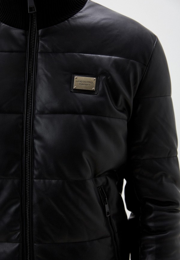 фото Куртка кожаная утепленная zolla