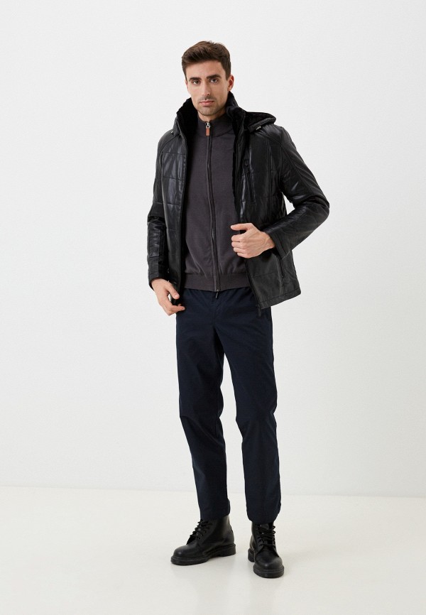 фото Куртка кожаная утепленная ogmando