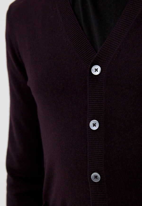 Кардиган Henderson бордовый, размер 50, фото 4