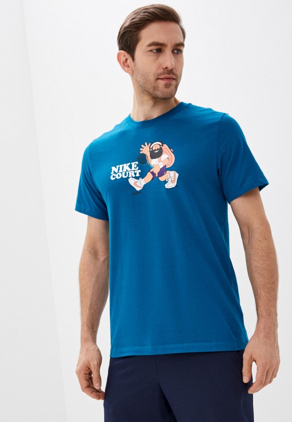 

Футболка спортивная Nike, Голубой, M NKCT TEE SLAM