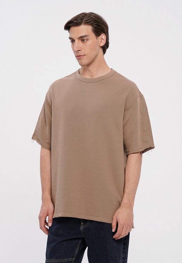 Футболка Твое коричневый, размер 46, фото 4