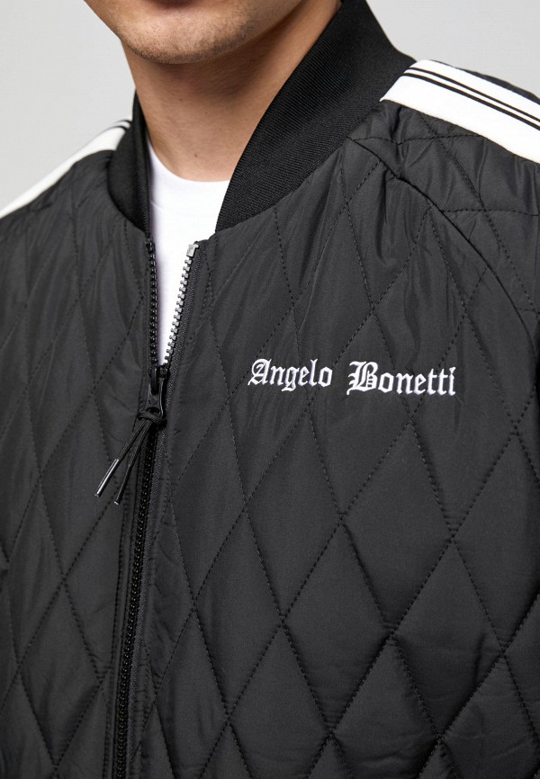 Куртка утепленная Angelo Bonetti черный, размер 44, фото 4