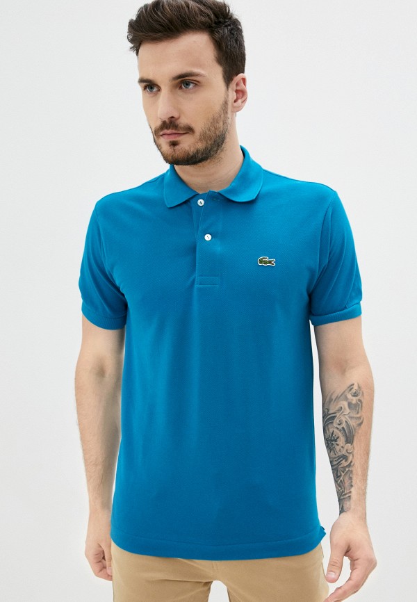 

Поло Lacoste, Голубой