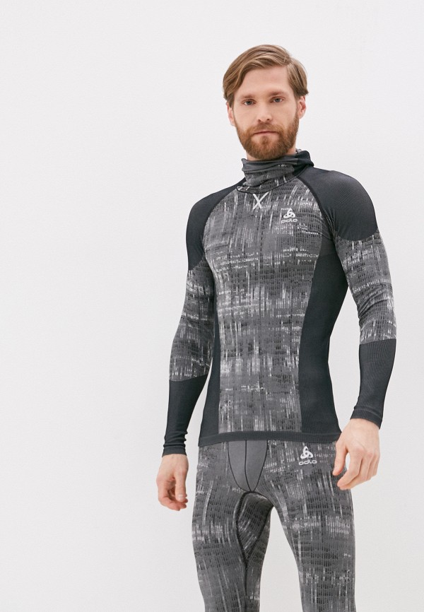 

Термобелье верх Odlo, Серый, BL TOP with Facemask BLACKCOMB