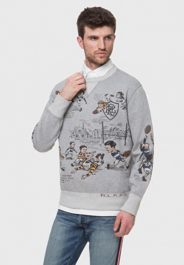 

Свитшот Polo Ralph Lauren, Серый, Polo Ralph Lauren MP002XM0V12E