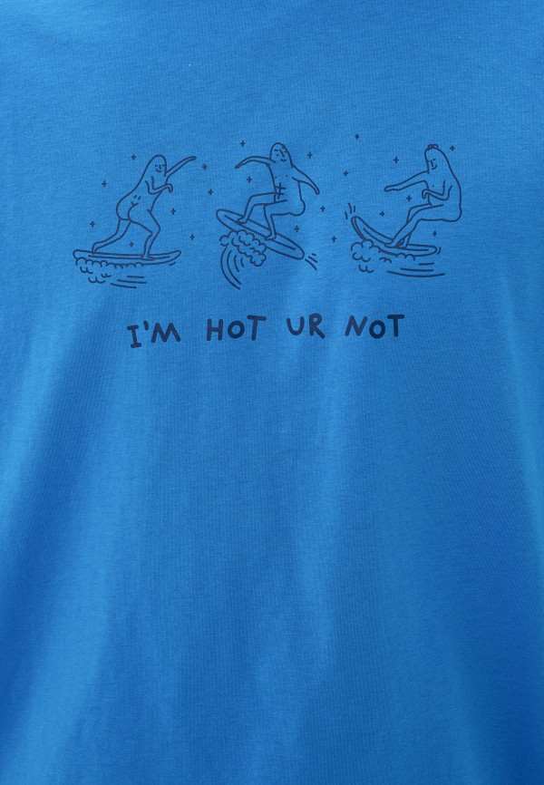 Футболка Befree голубой, размер 48, фото 3