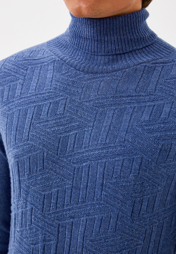 Водолазка R&I синий, размер 46, фото 4