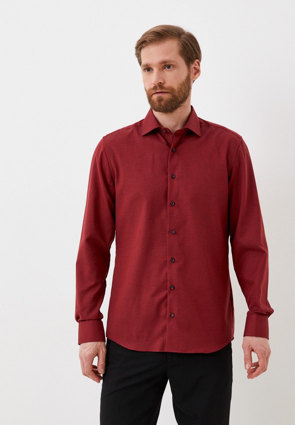 Рубашка Eterna бордовый, размер 41, фото 5