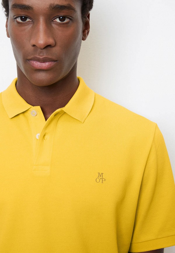 Поло Marc O'Polo желтый, размер 50, фото 4