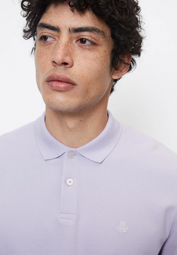 Поло Marc O'Polo фиолетовый, размер 56, фото 4