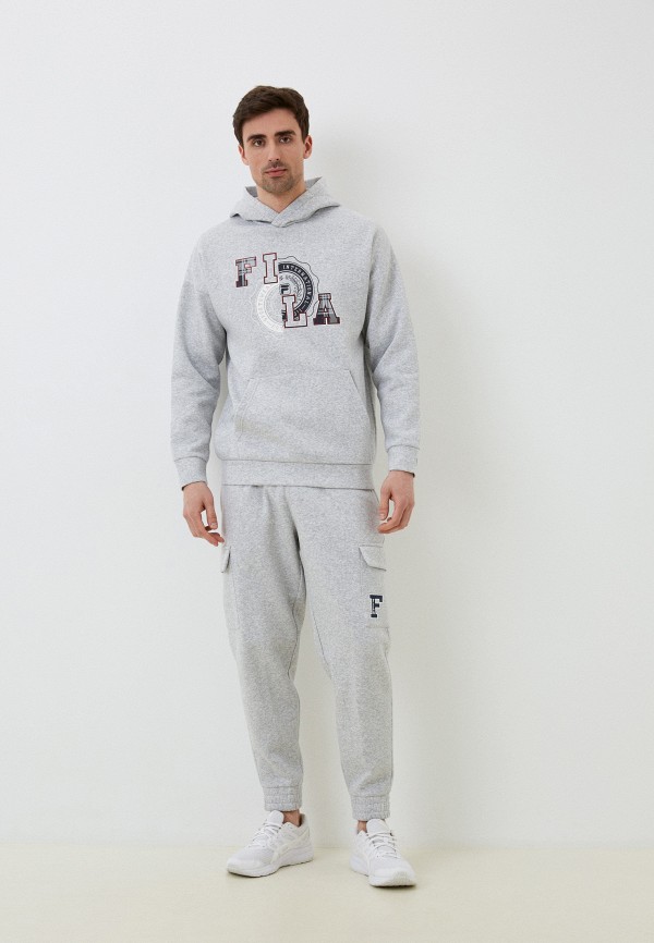 Fila спортивный костюм мужской серый