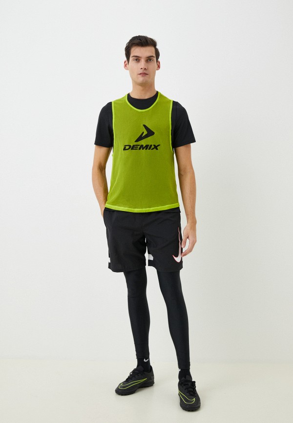 Манишка футбольная Demix желтый, размер 48, фото 2