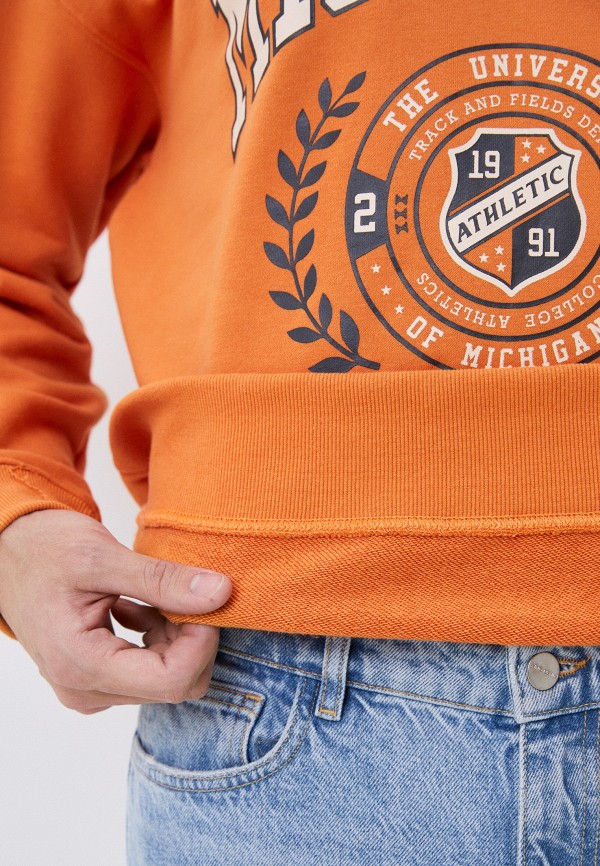 Свитшот Befree оранжевый, размер 52, фото 4