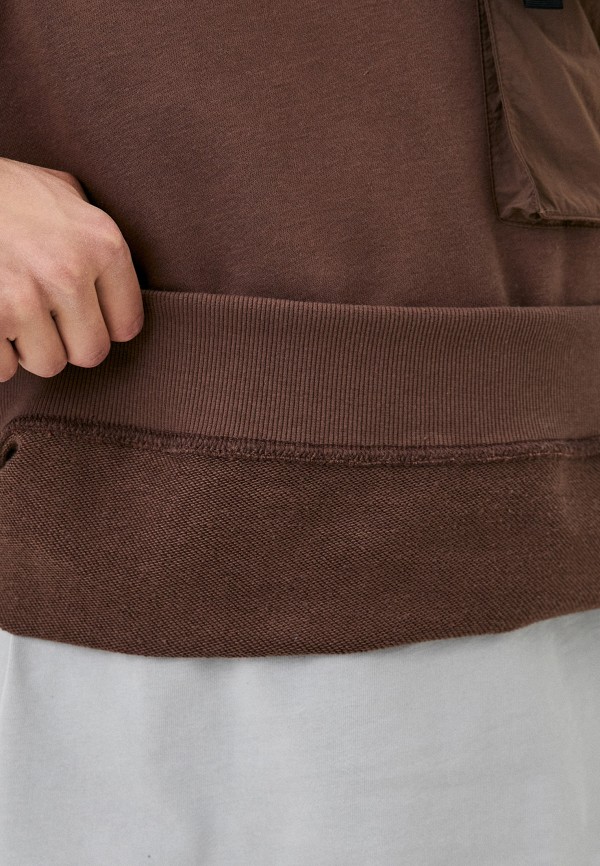 Свитшот Befree коричневый, размер 52, фото 4