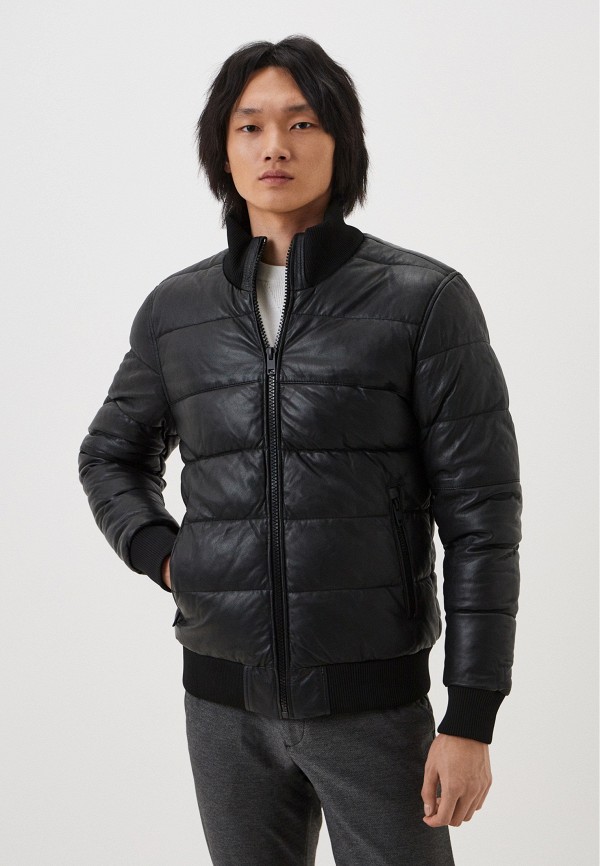 фото Куртка кожаная утепленная urban fashion for men