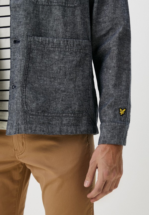 Куртка Lyle & Scott цвет Синий  Фото 4