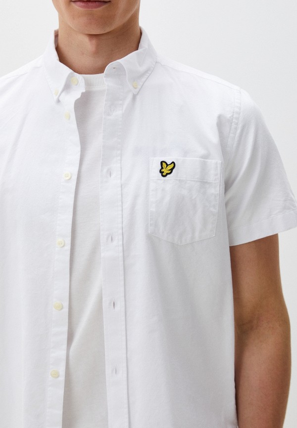 Рубашка Lyle & Scott цвет Белый  Фото 4