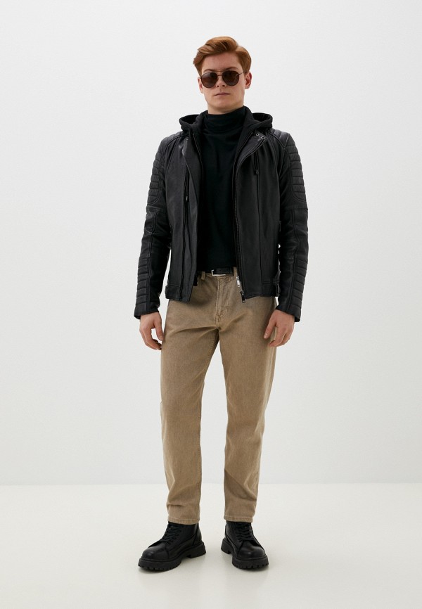 фото Куртка кожаная urban fashion for men