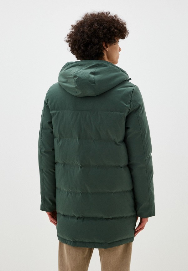 Куртка утепленная Lacoste цвет Зеленый  Фото 3