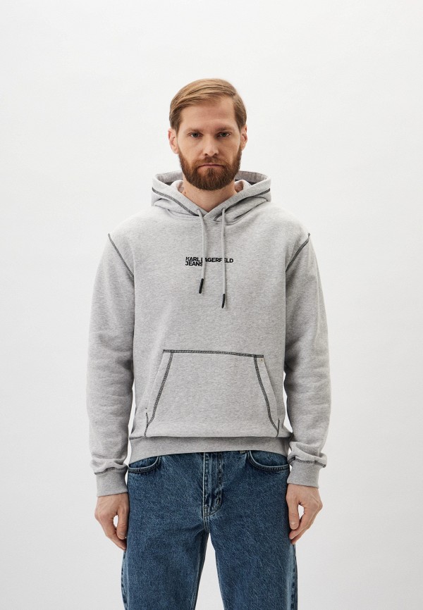 

Худи Karl Lagerfeld Jeans, Серый