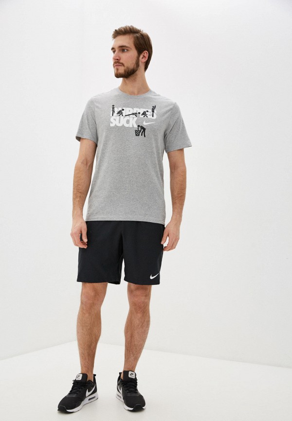 

Футболка спортивная Nike, Серый, Nike MP002XM0VLVQ