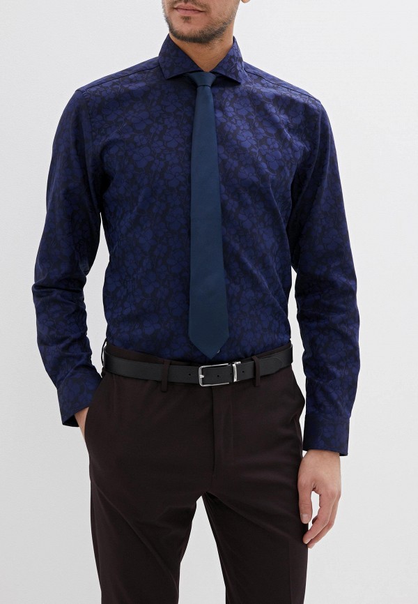 

Рубашка Eterna, Синий, Slim Fit