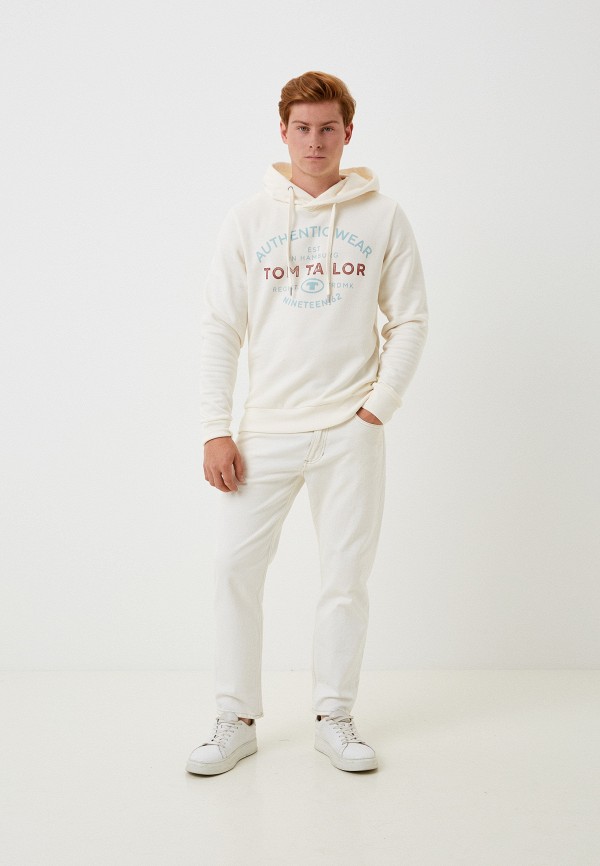 Худи Tom Tailor белый, размер 54, фото 2