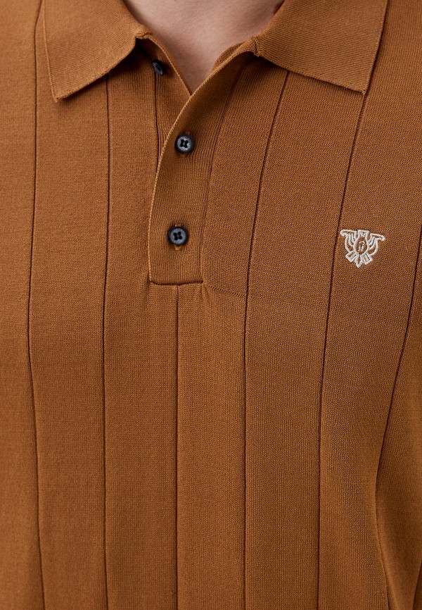 Поло Caramelo коричневый, размер 56, фото 3