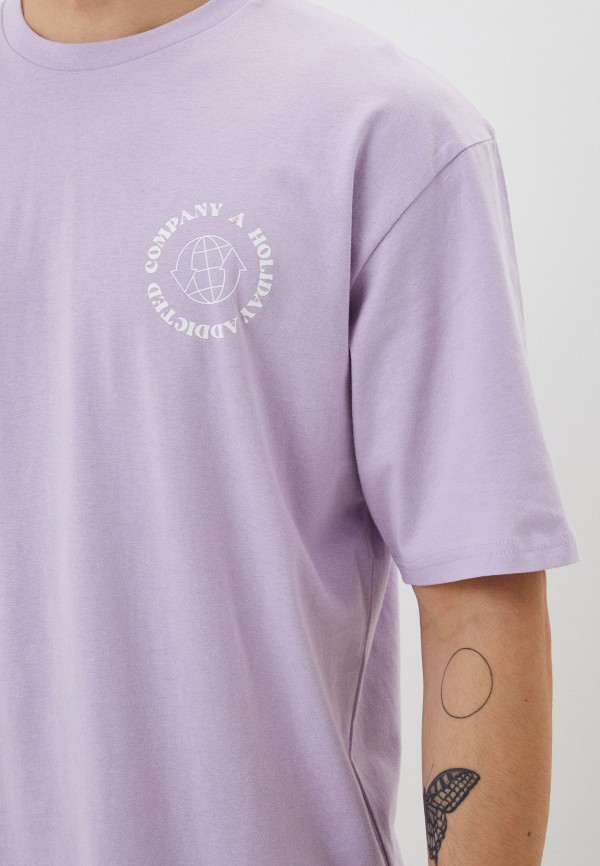 Футболка Befree фиолетовый, размер 46, фото 3