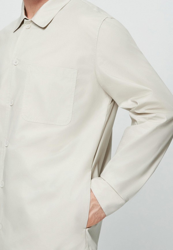 Рубашка Zarina бежевый, размер 46, фото 5