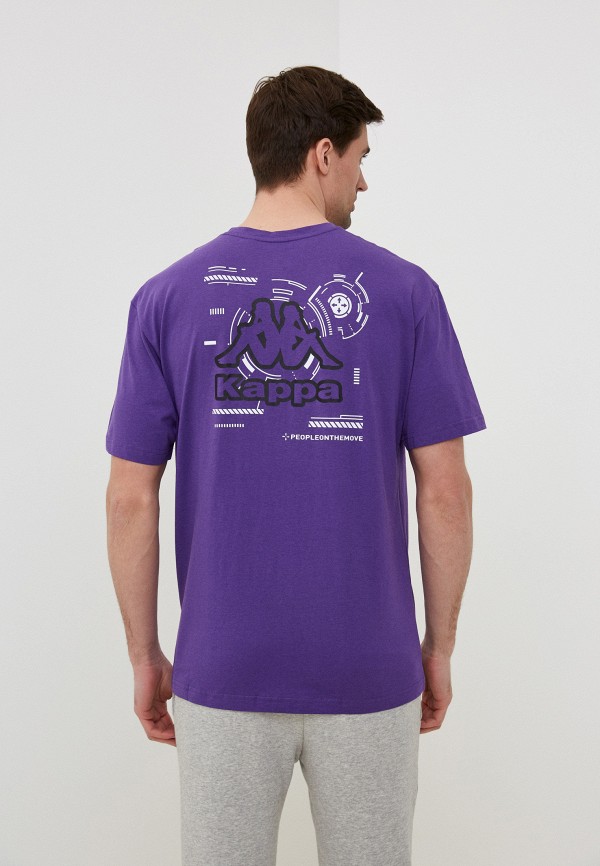 Футболка Kappa фиолетовый, размер 48, фото 2