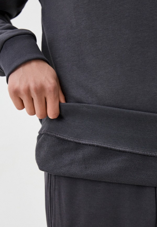 Свитшот Kappa серый, размер 52, фото 4