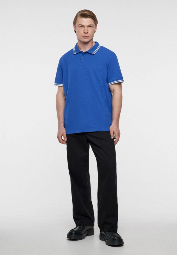 Поло Befree синий, размер 46, фото 2