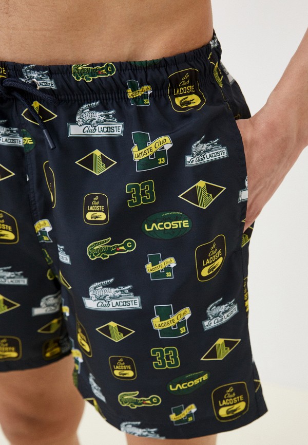 Шорты для плавания Lacoste черный, размер 42, фото 3