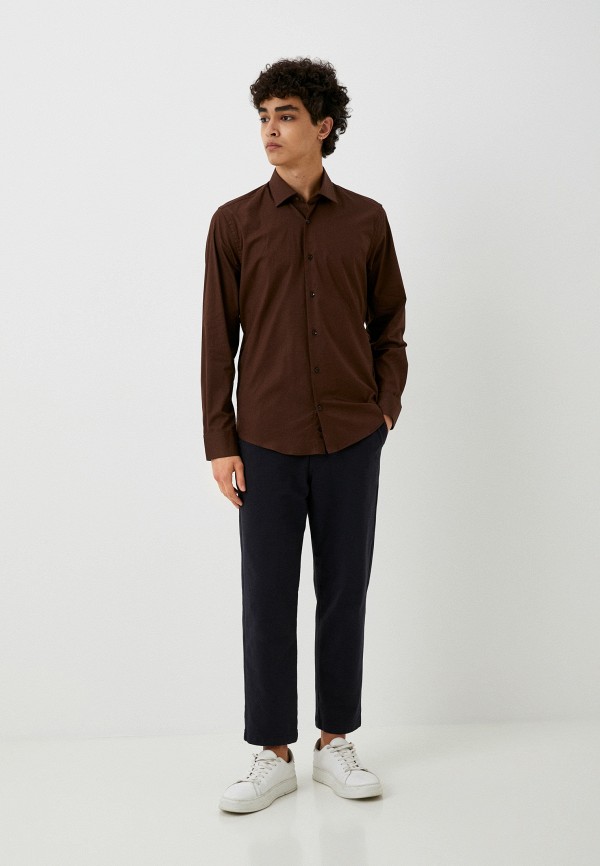 Рубашка Bawer коричневый, размер 66, фото 2