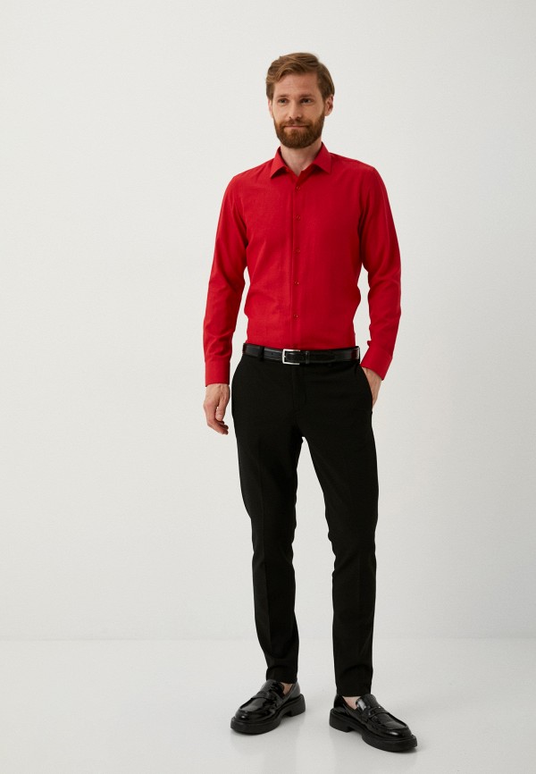 Рубашка Bawer красный, размер 52, фото 2