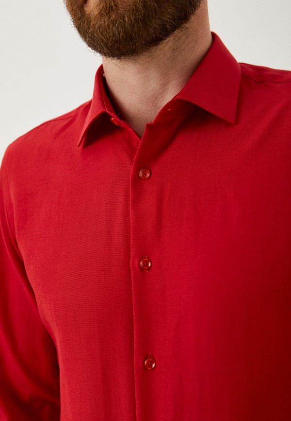 Рубашка Bawer красный, размер 52, фото 4