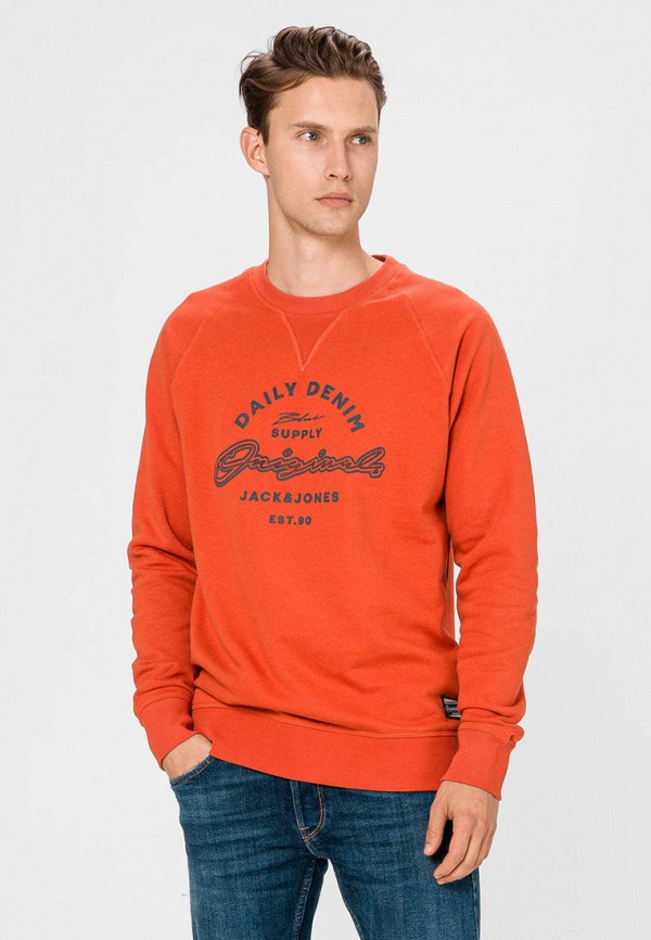 

Свитшот Jack & Jones, Оранжевый, Jack & Jones MP002XM0VQJG