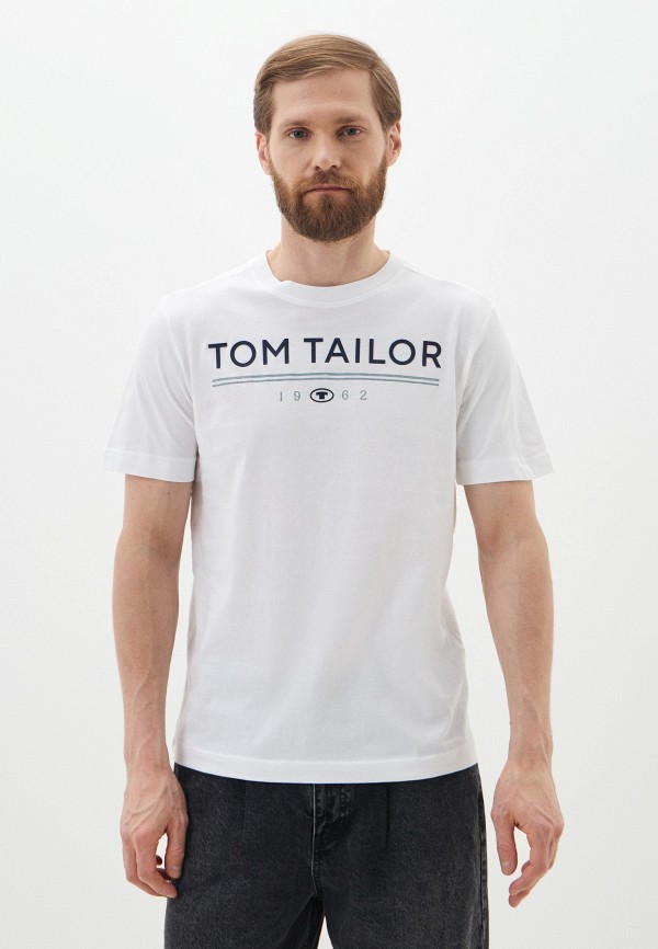

Футболка Tom Tailor, Белый, Lamoda Online Exclusive