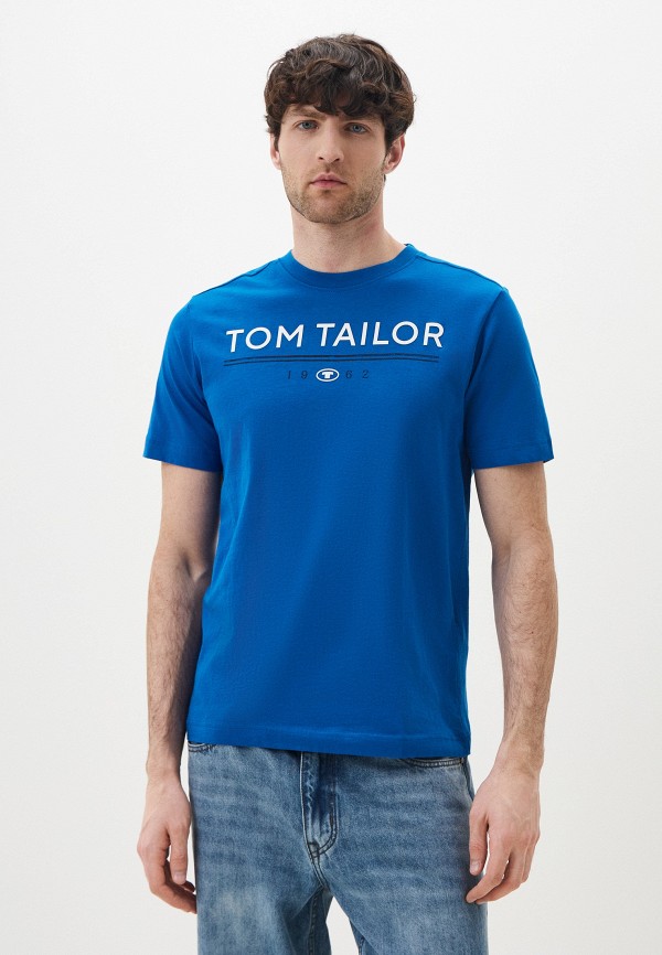 

Футболка Tom Tailor, Синий, Lamoda Online Exclusive