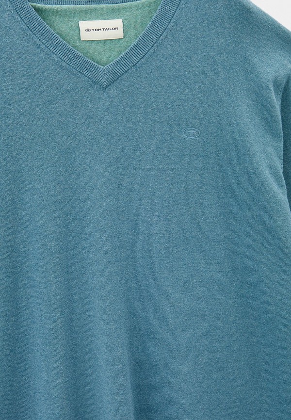 Пуловер Tom Tailor цвет Синий  Фото 3