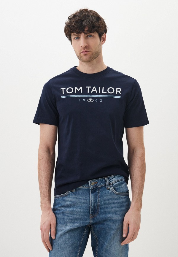 

Футболка Tom Tailor, Синий, Lamoda Online Exclusive