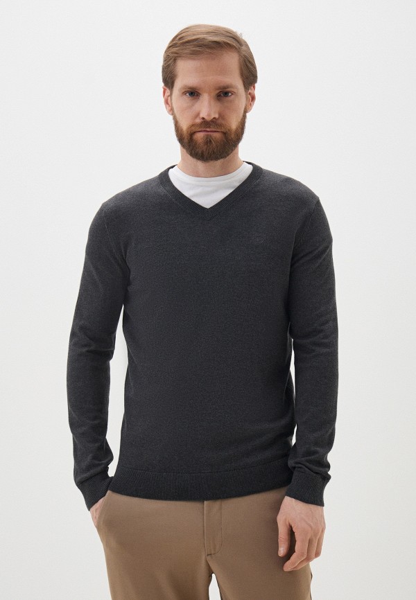 Пуловер Tom Tailor пуловер tom tailor короткий рукав свободный силуэт открытые плечи без карманов размер s серый