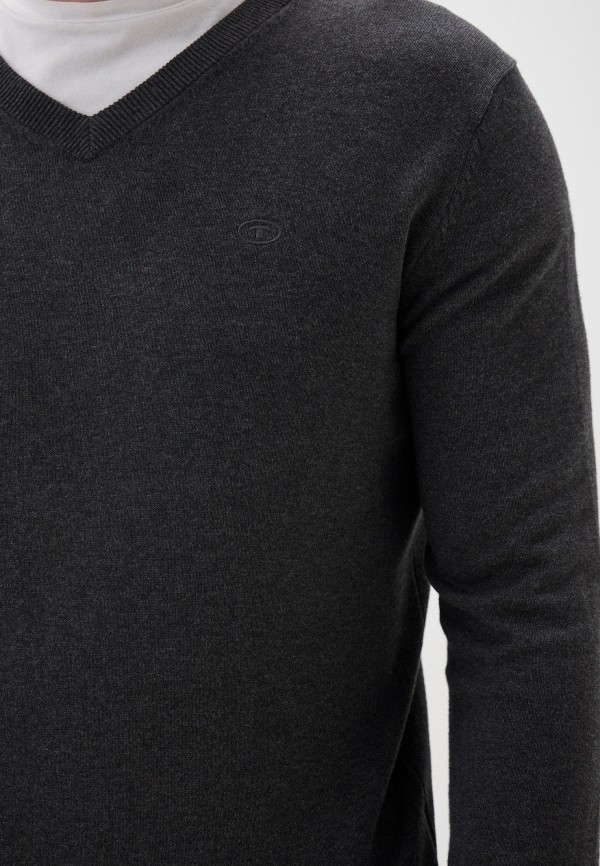 Пуловер Tom Tailor цвет Серый  Фото 4