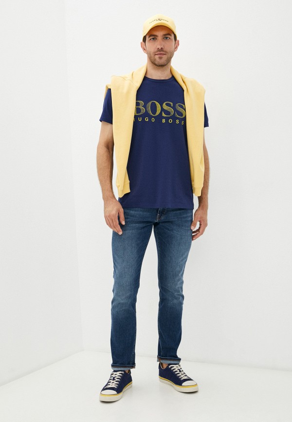 

Футболка Boss, Синий, T-Shirt RN