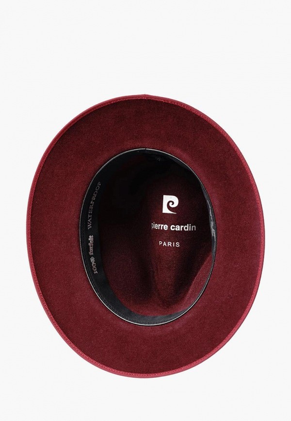Шляпа Pierre Cardin цвет бордовый  Фото 2