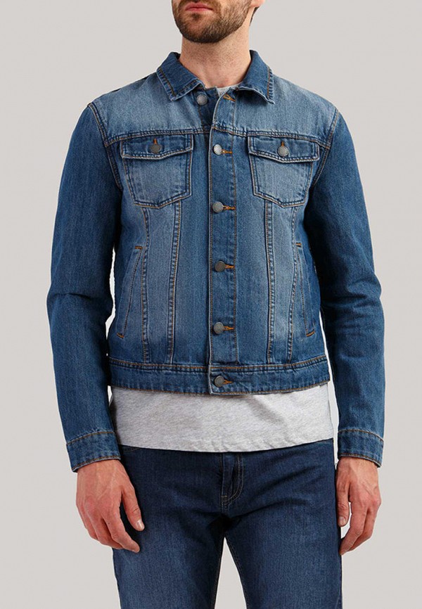 Куртка джинсовая Finn Flare синий  MP002XM0WCZY