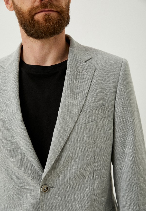 Пиджак Sudar серый, размер 54, фото 4