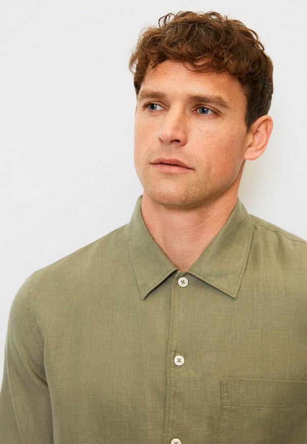 Рубашка Marc O'Polo зеленый, размер 46, фото 4